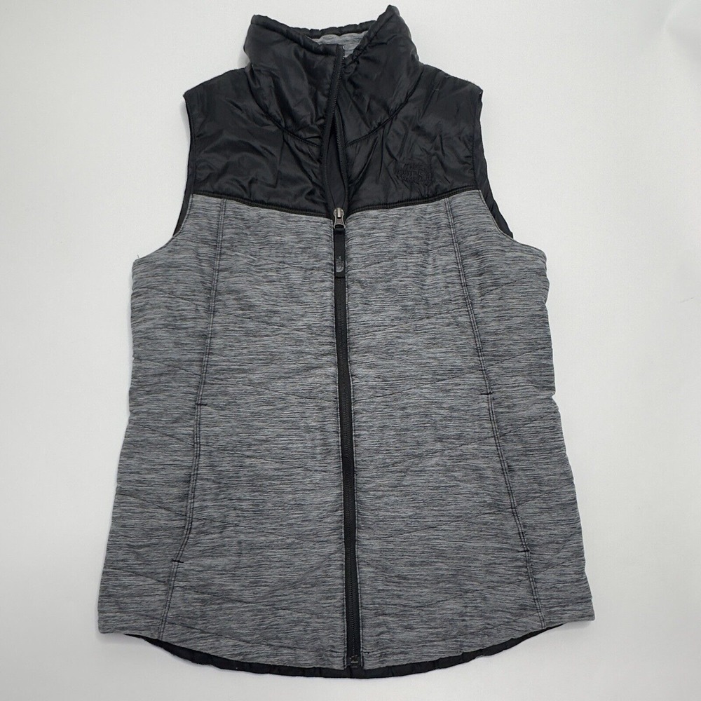 The North Face Vest Girls Size (L) 14/16 Black/gray Outdoors Large Full Zip - Picture 1 of 11